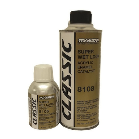 Transtar Autobody Technology Super Wet Look Acrylic Enamel Catalyst, 1/4 Pint Quarter Pint 8105
